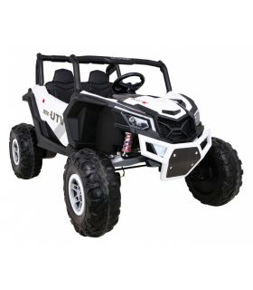Voiture électrique 2 places 24V Buggy UTV-MX II Blanche - Pack Luxe