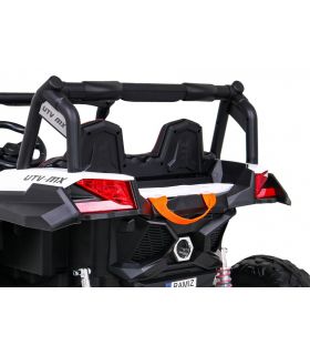 Voiture électrique 2 places 24V Buggy UTV-MX II Blanche - Pack Luxe