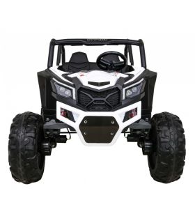 Voiture électrique 2 places 24V Buggy UTV-MX II Blanche - Pack Luxe
