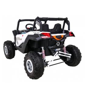 Voiture électrique 2 places 24V Buggy UTV-MX II Blanche - Pack Luxe