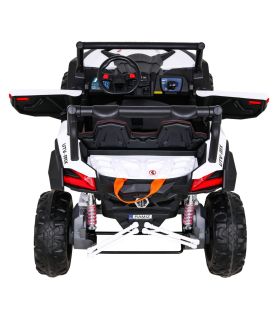 Voiture électrique 2 places 24V Buggy UTV-MX II Blanche - Pack Luxe