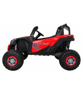 Voiture électrique 2 places 24V Buggy UTV-MX II Rouge - Pack Luxe