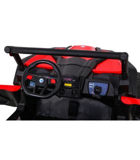 Voiture électrique 2 places 24V Buggy UTV-MX II Rouge - Pack Luxe