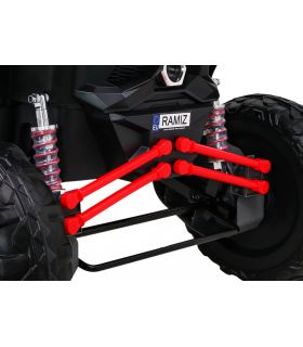 Voiture électrique 2 places 24V Buggy UTV-MX II Rouge - Pack Luxe