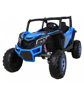 Voiture électrique 2 places 24V Buggy UTV-MX II Bleu - Pack Luxe