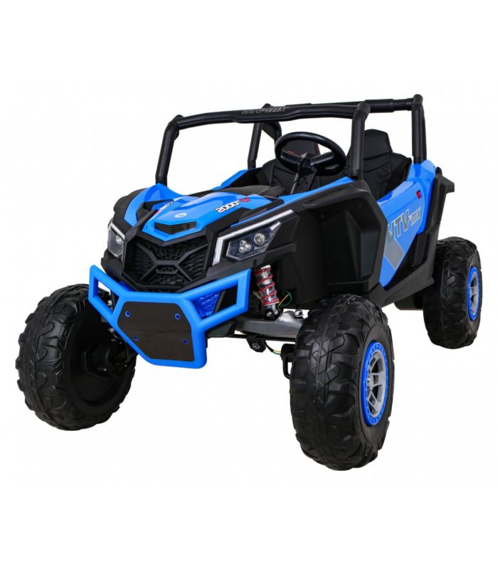 Voiture électrique 2 places 24V Buggy UTV-MX II Bleu - Pack Luxe