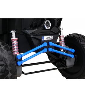 Voiture électrique 2 places 24V Buggy UTV-MX II Bleu - Pack Luxe