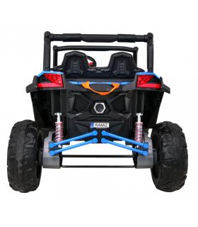 Voiture électrique 2 places 24V Buggy UTV-MX II Bleu - Pack Luxe
