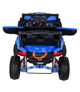 Voiture électrique 2 places 24V Buggy UTV-MX II Bleu - Pack Luxe