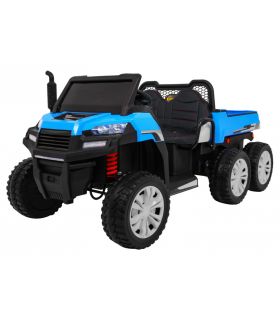 Camion électrique 2 places 2 x 12V A730 Bleu - Pack Luxe