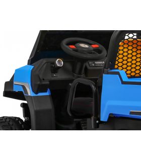 Camion électrique 2 places 2 x 12V A730 Bleu - Pack Luxe