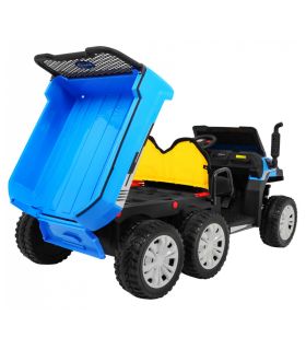 Camion électrique 2 places 2 x 12V A730 Bleu - Pack Luxe