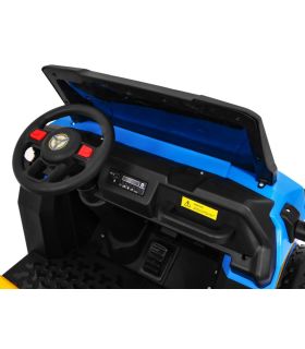 Camion électrique 2 places 2 x 12V A730 Bleu - Pack Luxe