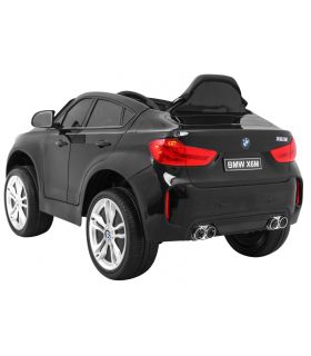 Voiture électrique 12V BMW X6 M Noire Métallisée - Pack Luxe