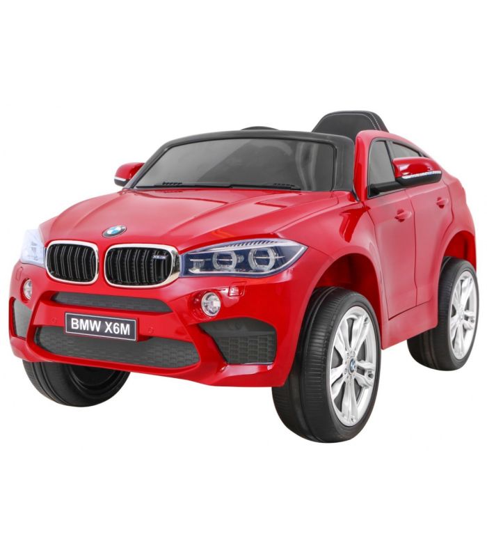 Voiture électrique 12V BMW X6 M Rouge Métallisée - Pack Luxe