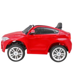 Voiture électrique 12V BMW X6 M Rouge Métallisée - Pack Luxe