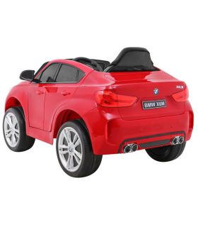 Voiture électrique 12V BMW X6 M Rouge Métallisée - Pack Luxe