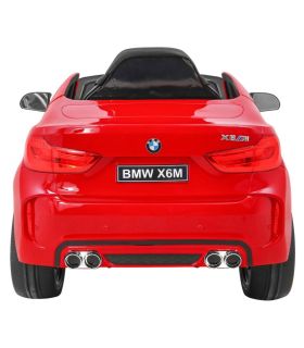 Voiture électrique 12V BMW X6 M Rouge Métallisée - Pack Luxe
