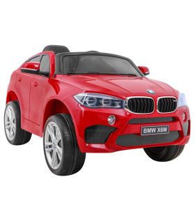 Voiture électrique 12V BMW X6 M Rouge Métallisée - Pack Luxe