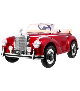 Voiture électrique 12V Mercedes 300S Rouge Métallisée - Pack Luxe