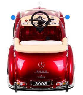 Voiture électrique 12V Mercedes 300S Rouge Métallisée - Pack Luxe