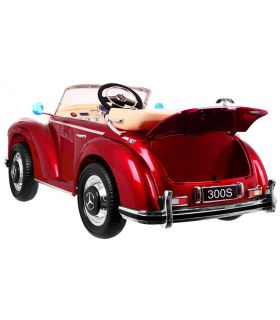 Voiture électrique 12V Mercedes 300S Rouge Métallisée - Pack Luxe