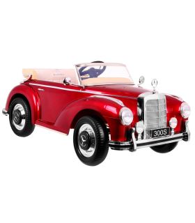 Voiture électrique 12V Mercedes 300S Rouge Métallisée - Pack Luxe