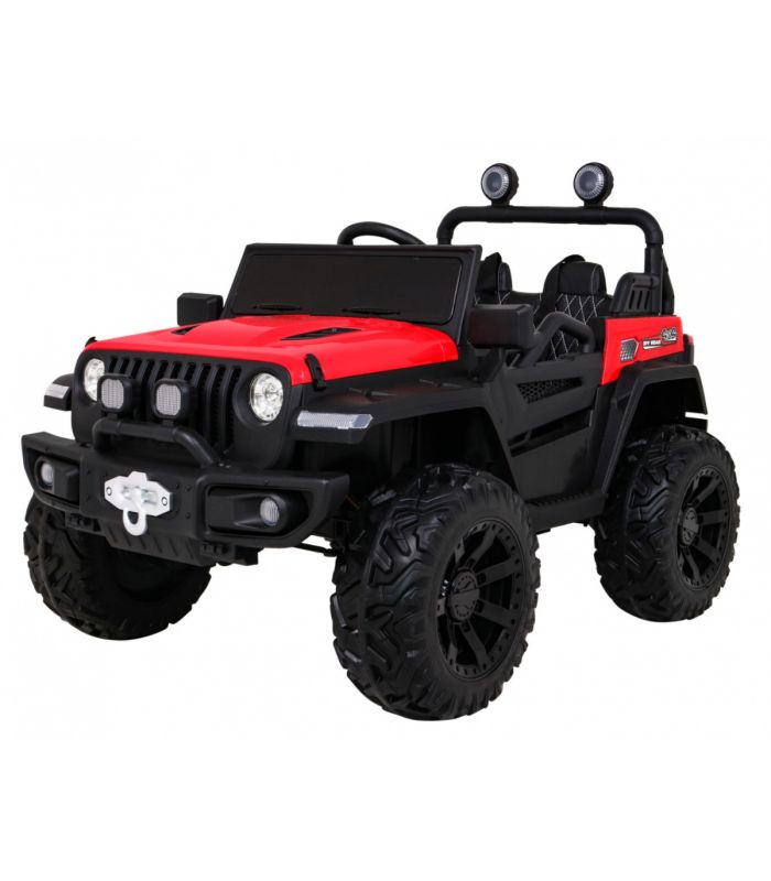 Voiture électrique 2 places Jeep Master HC8988 Rouge - Pack Luxe