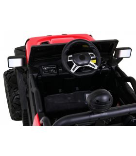 Voiture électrique 2 places Jeep Master HC8988 Rouge - Pack Luxe