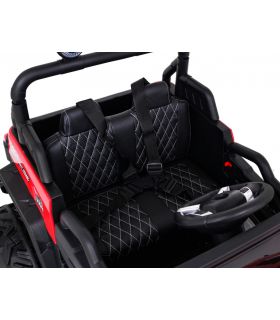 Voiture électrique 2 places Jeep Master HC8988 Rouge - Pack Luxe