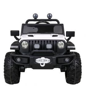 Voiture électrique 2 places Jeep Master HC8988 Blanche - Pack Luxe