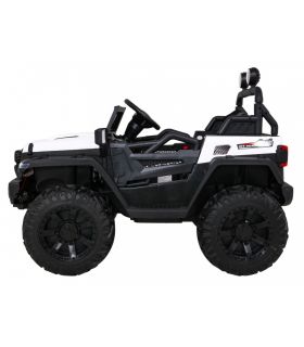 Voiture électrique 2 places Jeep Master HC8988 Blanche - Pack Luxe