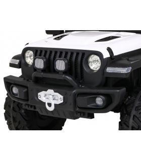 Voiture électrique 2 places Jeep Master HC8988 Blanche - Pack Luxe