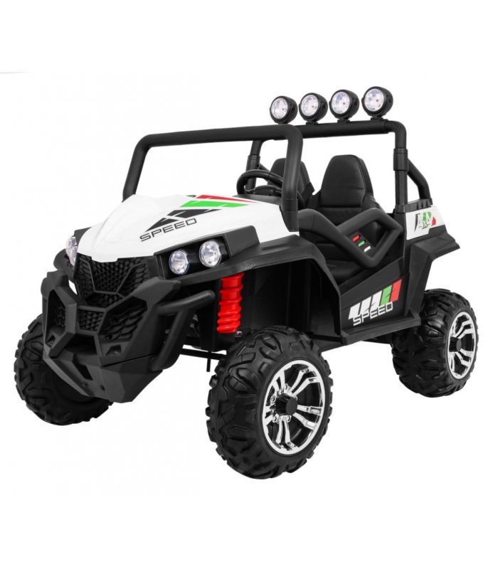 Voiture électrique 2 places 24V Buggy S2588 Blanc - Pack Luxe