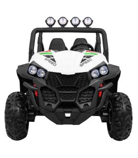 Voiture électrique 2 places 2 x 12V Buggy S2588 Blanc - Pack Luxe