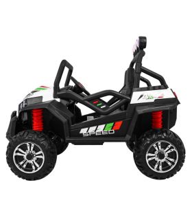 Voiture électrique 2 places 2 x 12V Buggy S2588 Blanc - Pack Luxe