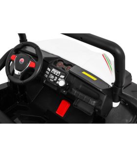 Voiture électrique 2 places 24V Buggy S2588 Blanc - Pack Luxe