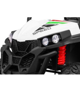 Voiture électrique 2 places 24V Buggy S2588 Blanc - Pack Luxe