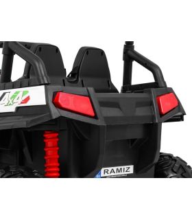 Voiture électrique 2 places 24V Buggy S2588 Blanc - Pack Luxe