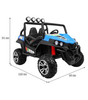 Voiture électrique 2 places 24V Buggy S2588 Bleu - Pack Luxe