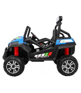 Voiture électrique 2 places 2 x 12V Buggy S2588 Bleu - Pack Luxe