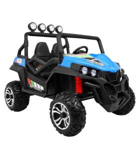 Voiture électrique 2 places 2 x 12V Buggy S2588 Bleu - Pack Luxe