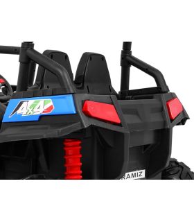 Voiture électrique 2 places 2 x 12V Buggy S2588 Bleu - Pack Luxe