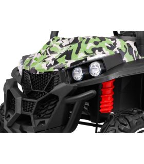 Voiture électrique 2 places 24V Buggy S2588 Militaire - Pack Luxe
