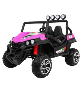 Voiture électrique 2 places 2 x 12V Buggy S2588 Rose - Pack Luxe