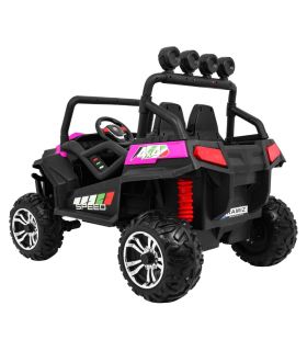 Voiture électrique 2 places 2 x 12V Buggy S2588 Rose - Pack Luxe