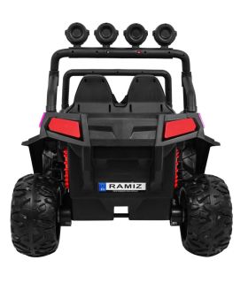 Voiture électrique 2 places 2 x 12V Buggy S2588 Rose - Pack Luxe