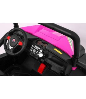 Voiture électrique 2 places 2 x 12V Buggy S2588 Rose - Pack Luxe