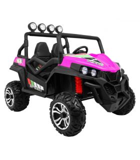 Voiture électrique 2 places 2 x 12V Buggy S2588 Rose - Pack Luxe