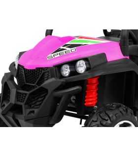 Voiture électrique 2 places 2 x 12V Buggy S2588 Rose - Pack Luxe